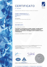 Certificazione ISO 9001